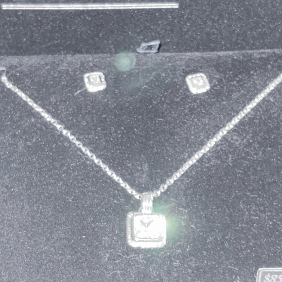 Silver Necklace and Earring Set - Picture 3 of 4